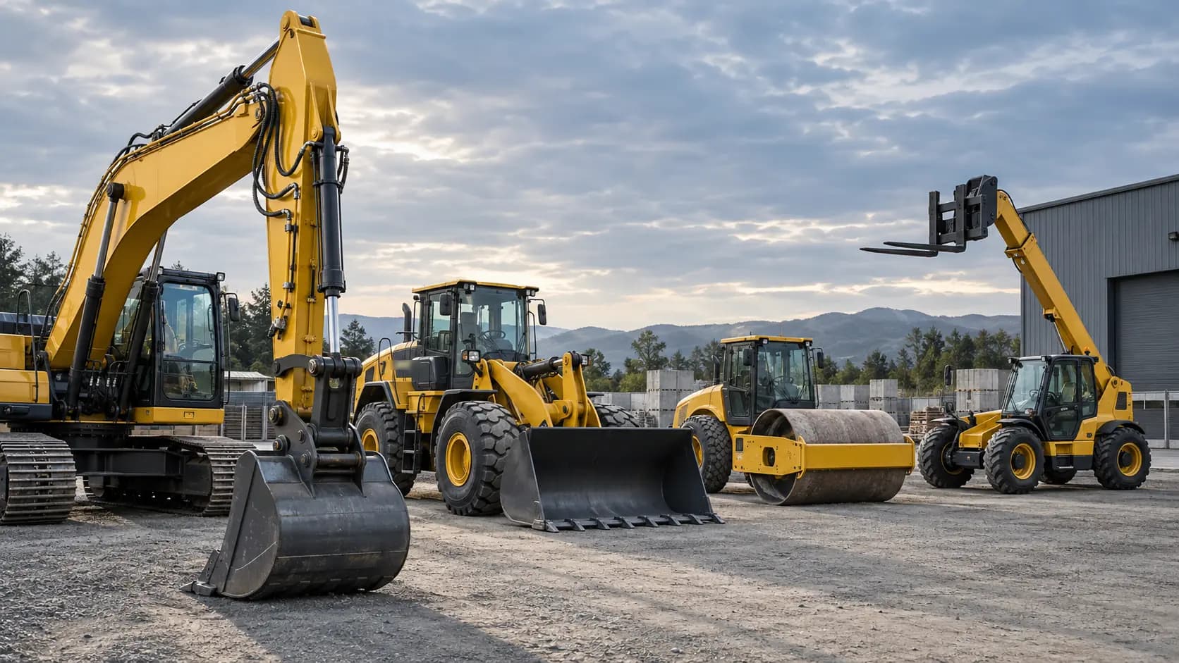 Construction equipment fleet